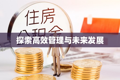水富探索高效管理与未来发展