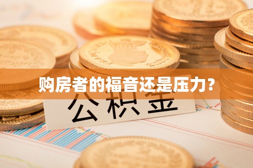 水富购房者的福音还是压力？