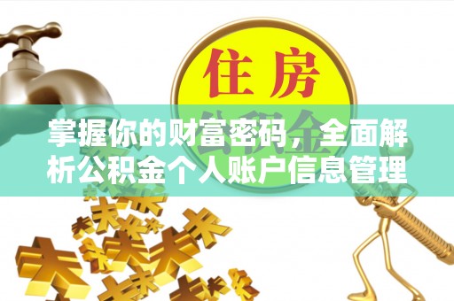 水富掌握你的财富密码，全面解析公积金个人账户信息管理与优化