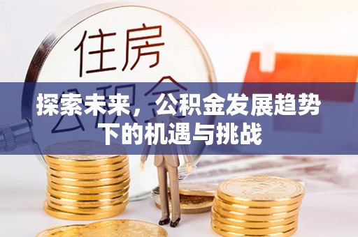 水富探索未来，公积金发展趋势下的机遇与挑战