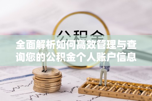 水富全面解析如何高效管理与查询您的公积金个人账户信息