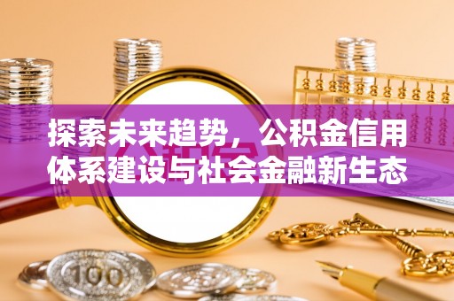 水富探索未来趋势，公积金信用体系建设与社会金融新生态