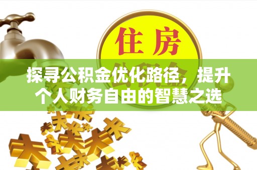 水富探寻公积金优化路径，提升个人财务自由的智慧之选