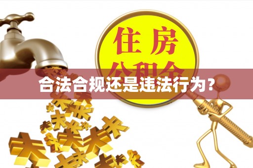 水富合法合规还是违法行为？